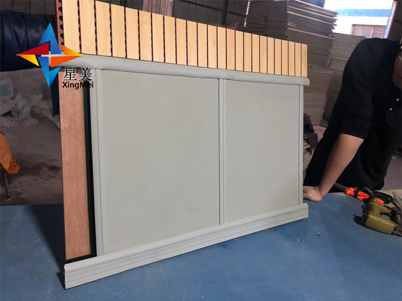 紀(jì)檢委談話室裝修防撞防火軟包效果圖