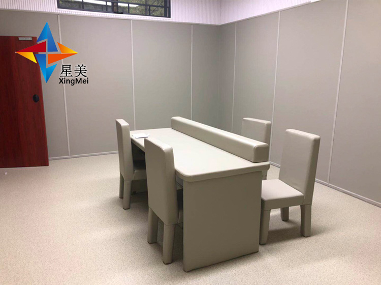 審訊室防撞軟包系統(tǒng)解決方案和紀委審訊室安裝方法